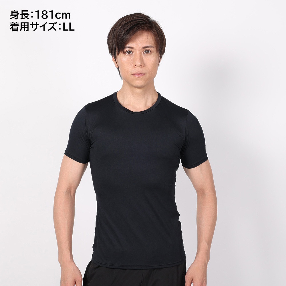 デュアリグ（DUARIG）（メンズ）サッカーウェア ドライプラス ストレッチ丸首半袖シャツ 3S0004-SCWR-741ES BLK