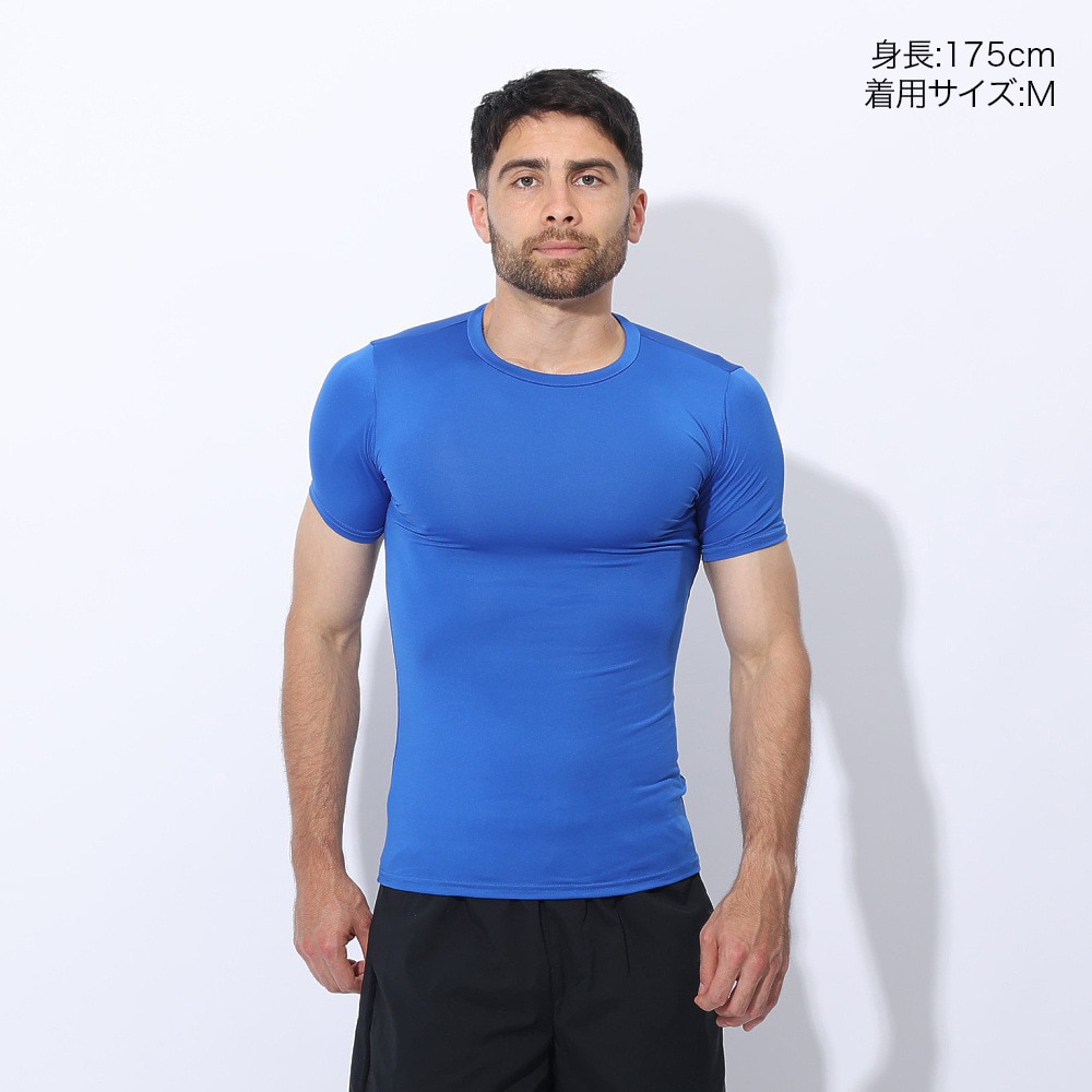 デュアリグ（DUARIG）（メンズ）サッカーウェア ストレッチ 丸首 半袖プラクティスシャツ 3S0004-SCWR-741ES BLU 速乾