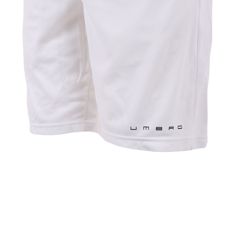 アンブロ（UMBRO）（メンズ）サッカーウェア プラクティスパンツ UUUVJD60 WHT 冷感 速乾