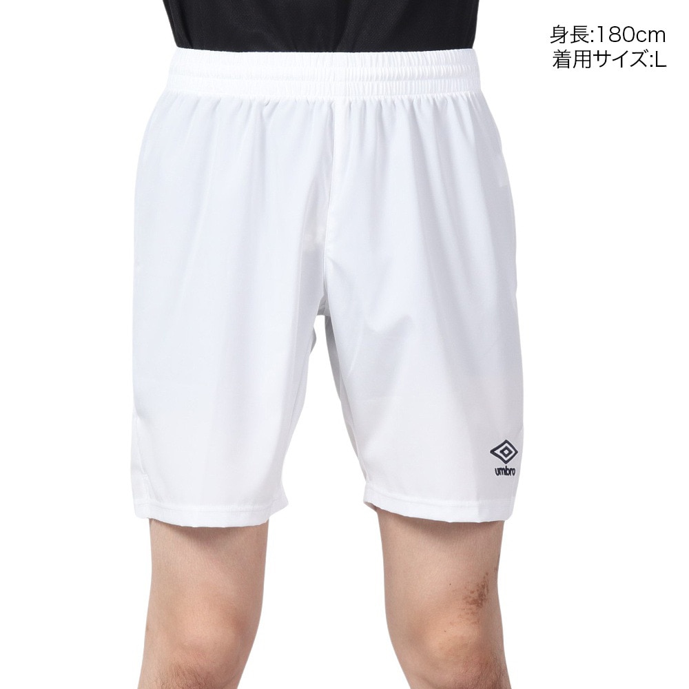 アンブロ（UMBRO）（メンズ）サッカー ウェア TR プラクテイスウーブンパンツ UUUPJD81 WHT 速乾