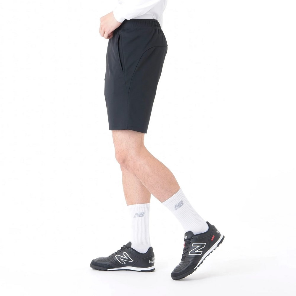 ニューバランス（new balance）（メンズ）サッカーウェア プレミアエディション ポリスウェットショーツ AMS45206BK 速乾