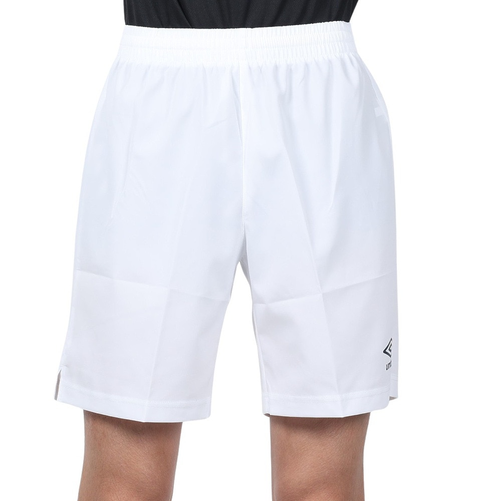 アンブロ（UMBRO）（メンズ、レディース）サッカーウェア ストレッチ ウーブンパンツ 吸汗速乾 ストレッチ UAS6400P WHT