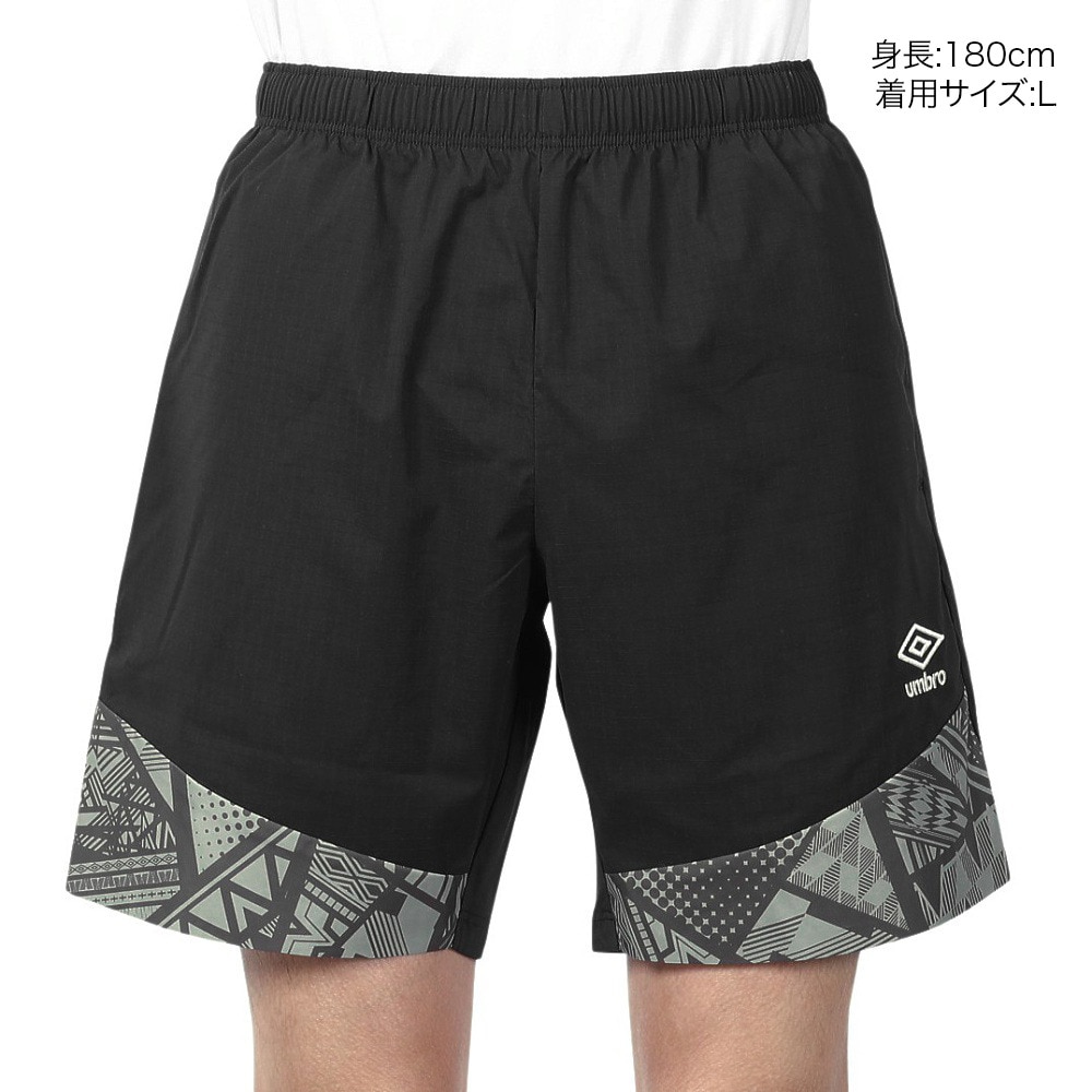 アンブロ（UMBRO）（メンズ）サッカーウェア THE THIRD グラフィックプラパン UUUXJG32 BLK