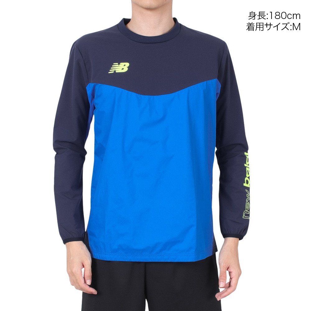ニューバランス（new balance）（メンズ）サッカーウェア ストレッチウーブンウインドトップ AMT25209SBU
