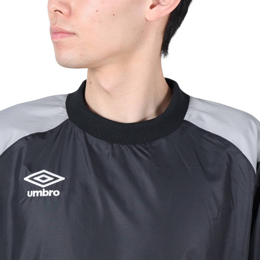 アンブロ（UMBRO）（メンズ）サッカー フットサル ウェア TMウインドアップ ピステトップ UBA4040 BKSL