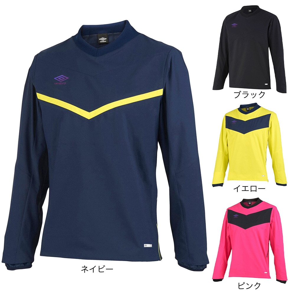 アンブロ（UMBRO）（メンズ）サッカーウェア ラインドクロストップ UUUSJF31 NVY