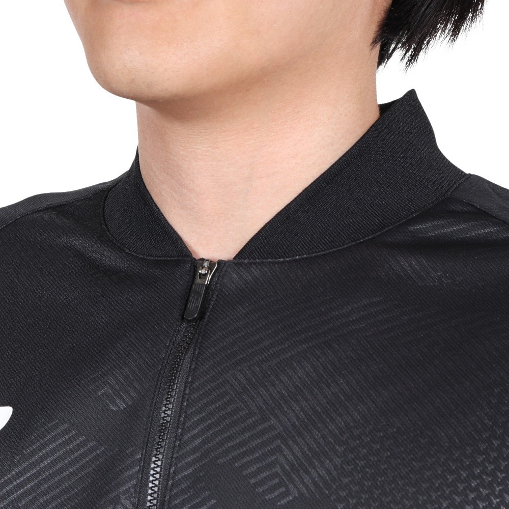 ニューバランス（new balance）（メンズ）サッカーウェア ハーフジップトップ AMT35288BKW 速乾