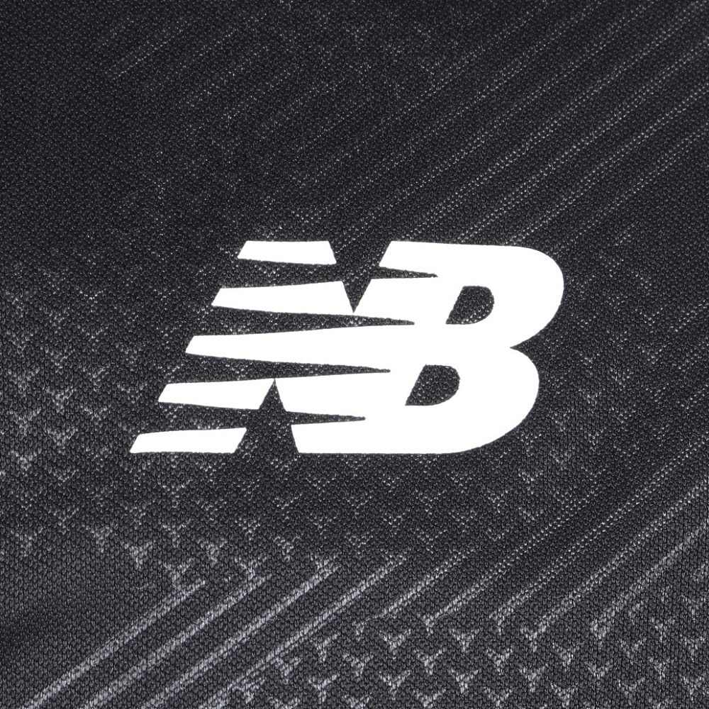 ニューバランス（new balance）（メンズ）サッカーウェア ハーフジップトップ AMT35288BKW 速乾
