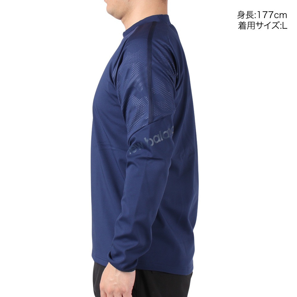 ニューバランス（new balance）（メンズ）サッカーウェア SMUボンディングニットトップ AMT35291NV