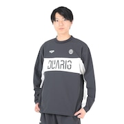 (メンズ)サッカーウェア 長袖プルオーバートップ 4S0001-SCWR-741EG BLK