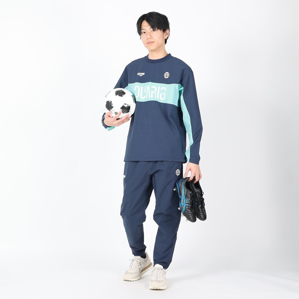 デュアリグ（DUARIG）（メンズ）サッカーウェア 長袖プルオーバートップ 4S0001-SCWR-741EG BLU