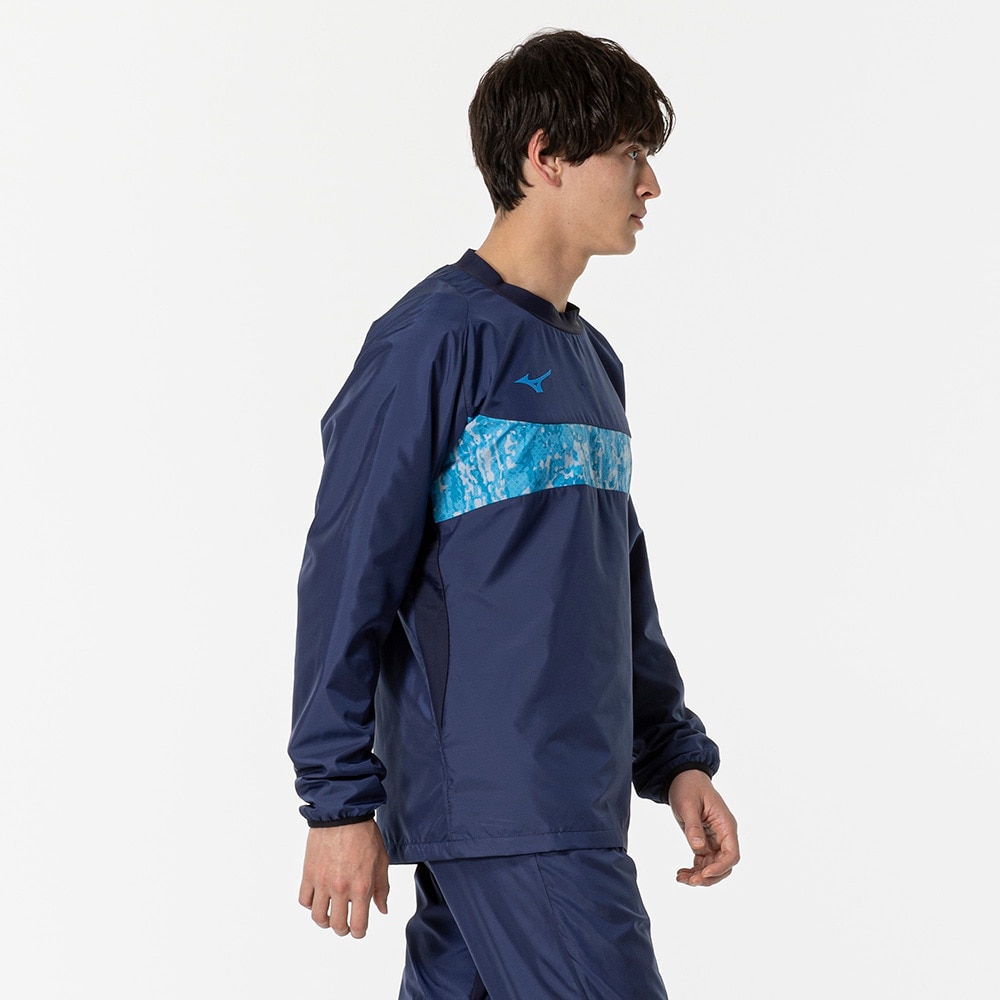 ミズノ（MIZUNO）（メンズ、レディース）サッカーウェア ライニングピステシャツ P2MEB52511