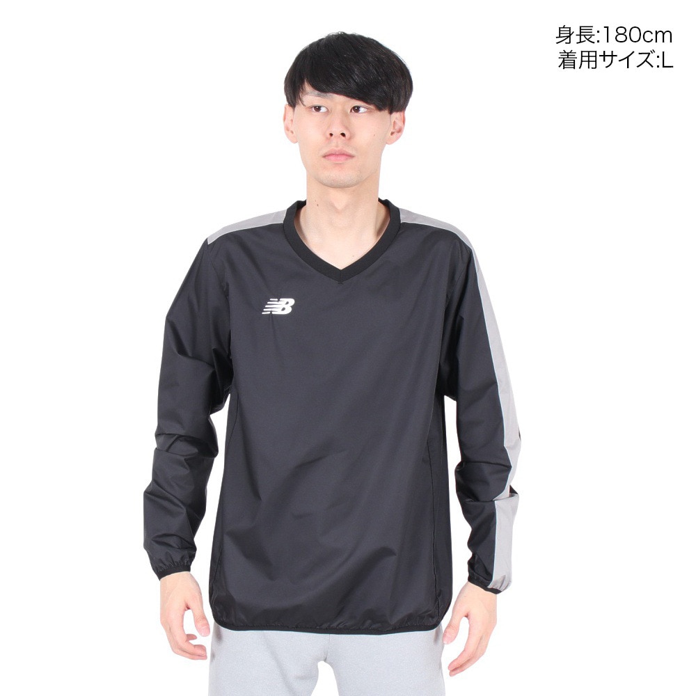 ニューバランス（new balance）（メンズ）サッカーウェア ピステジャケット JMTF9405BK