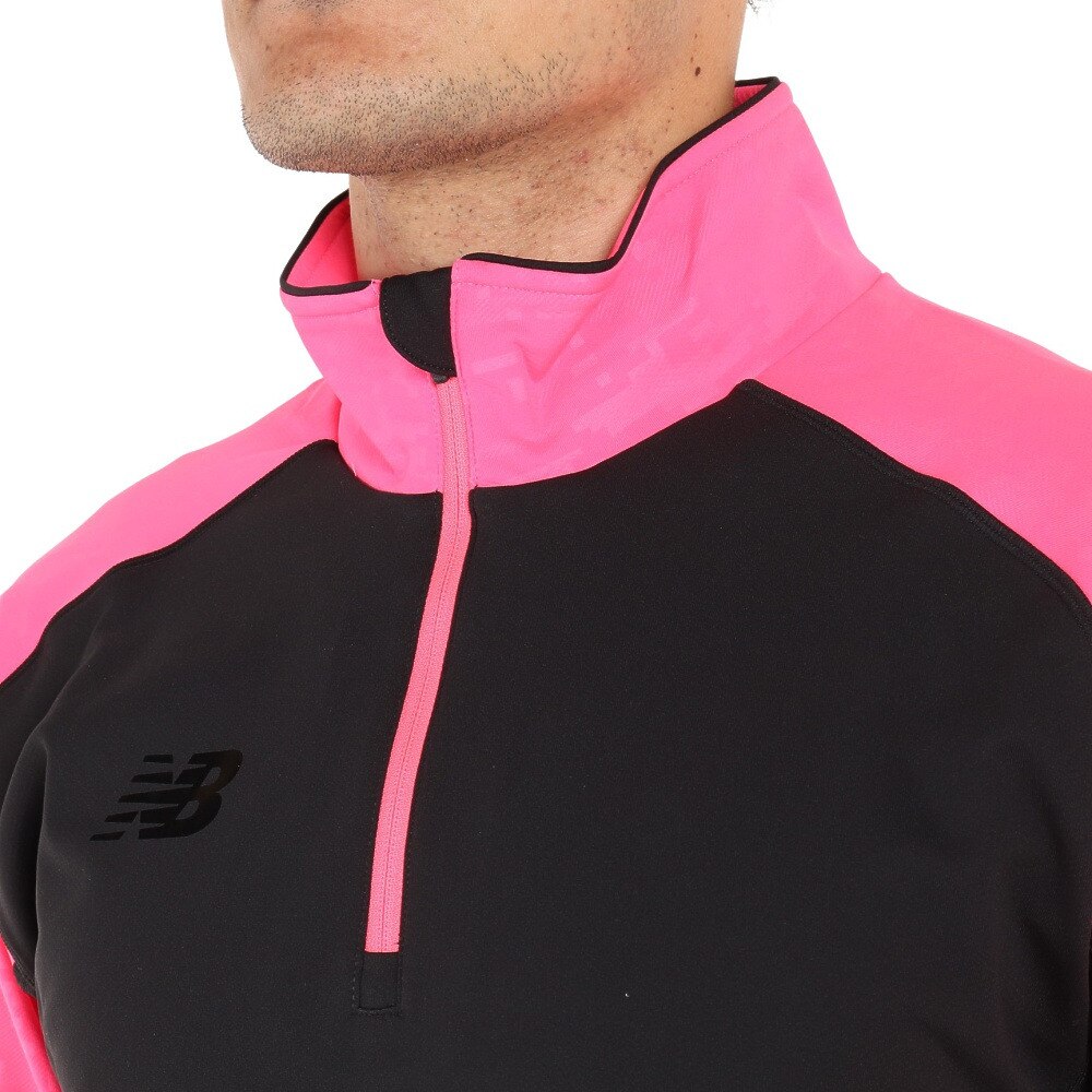 ニューバランス（new balance）（メンズ）サッカーウェア ハーフジップウォームアップトップ JMTF1160BAK★★★