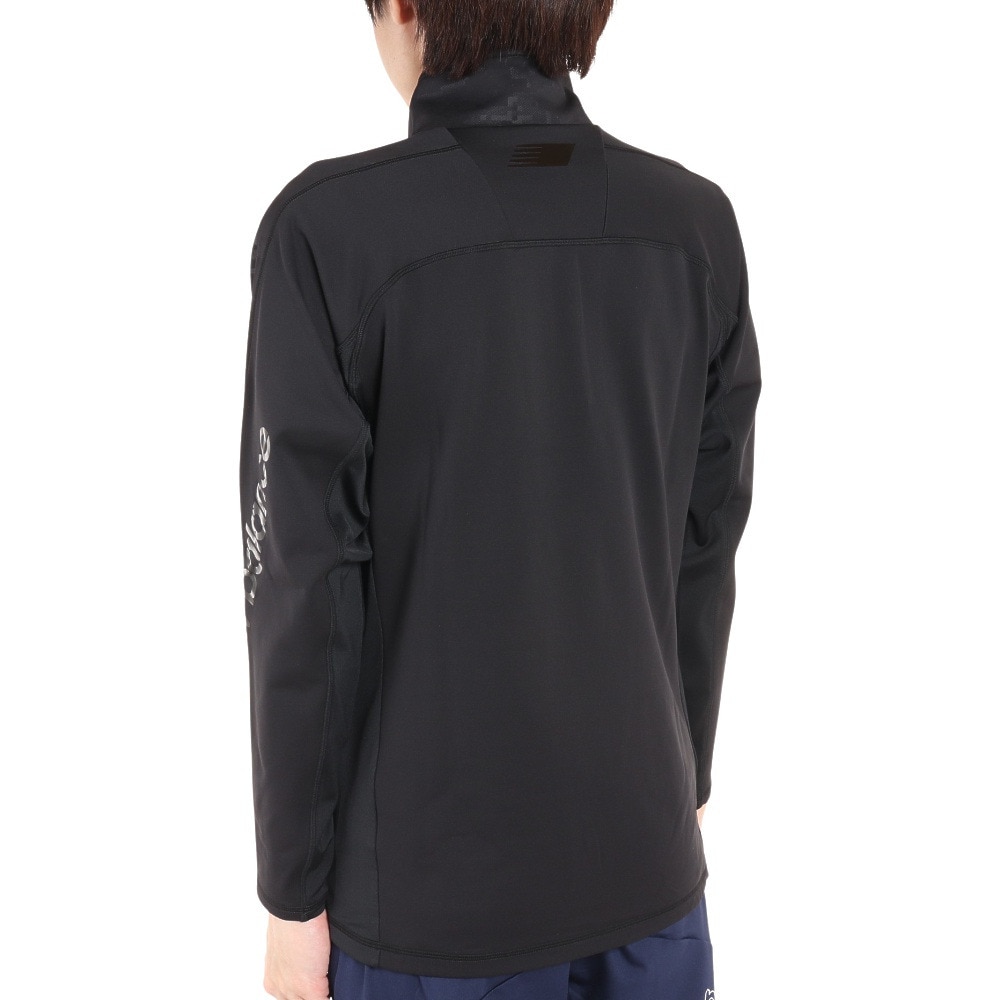 ニューバランス（new balance）（メンズ）サッカーウェア ハーフジップウォームアップトップ JMTF1160BK★★★