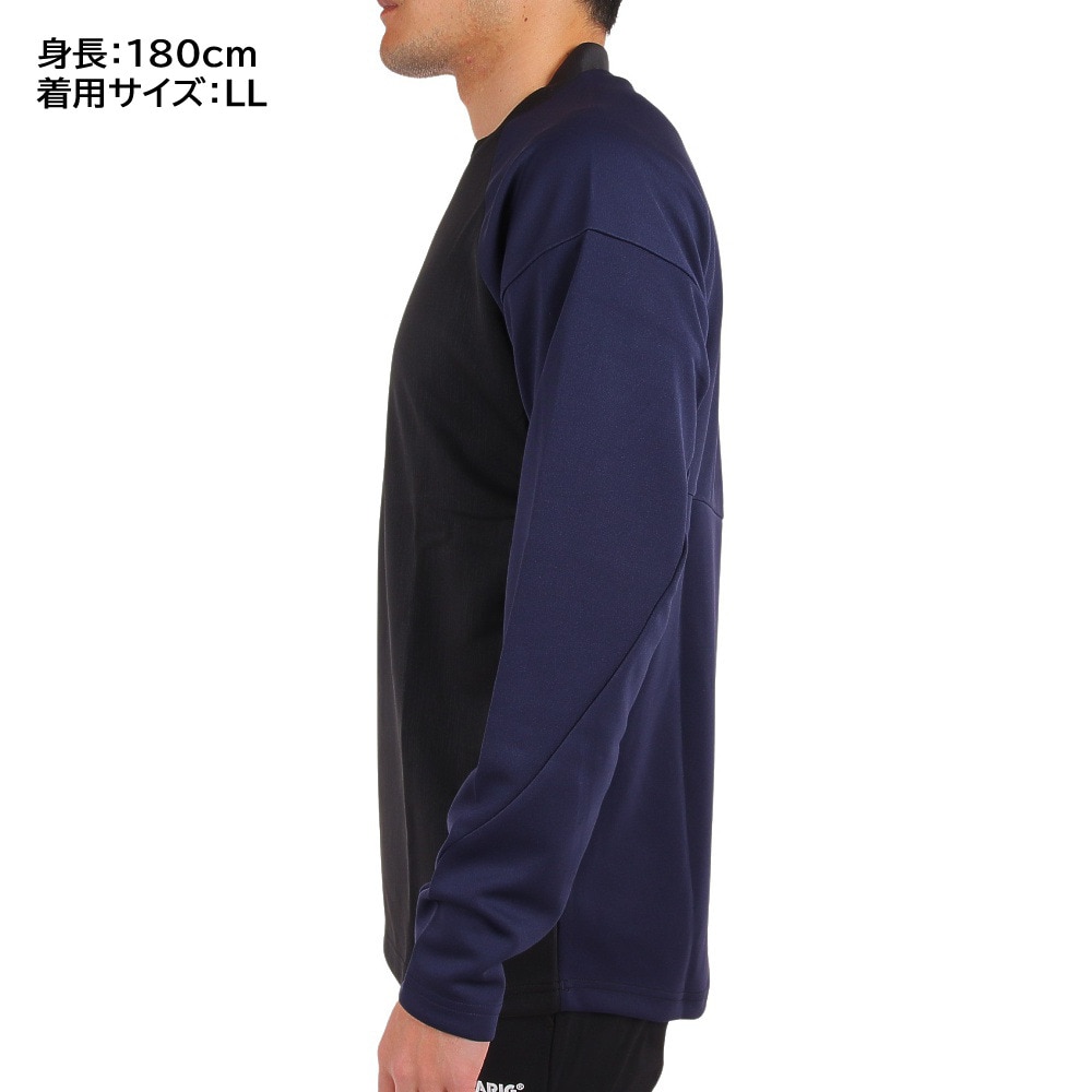 デュアリグ（DUARIG）（メンズ）サッカーウェア 防泥スリムフィットハーフジップシャツ 2S8203-SCWR-741UK NVY