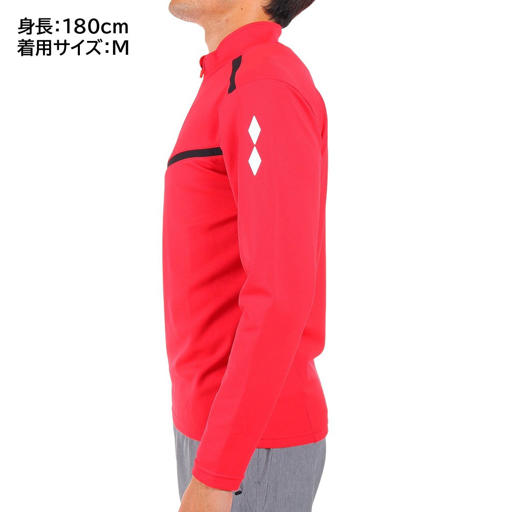 アンブロ（UMBRO）（メンズ）サッカーウェア トレーニングトップ UUURJF12 MRED | スポーツ用品はスーパースポーツゼビオ