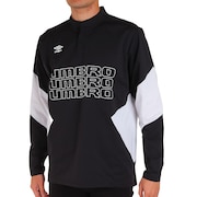(メンズ)サッカーウェア ウォームアップトップ UUUVJF13 BLK