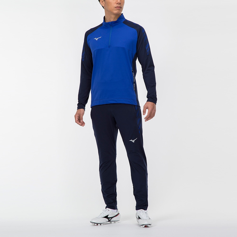 ミズノ（MIZUNO）（メンズ、レディース）サッカーウェア ストレッチフリースシャツ P2MC251525 速乾