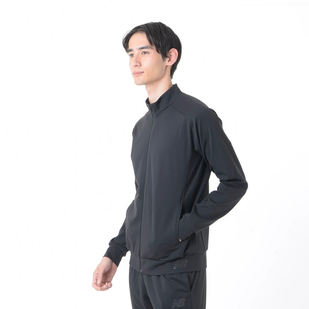 ニューバランス（new balance）（メンズ）サッカーウェア プレミアエディション ポリスウェットジャケット AMJ45207BK 速乾