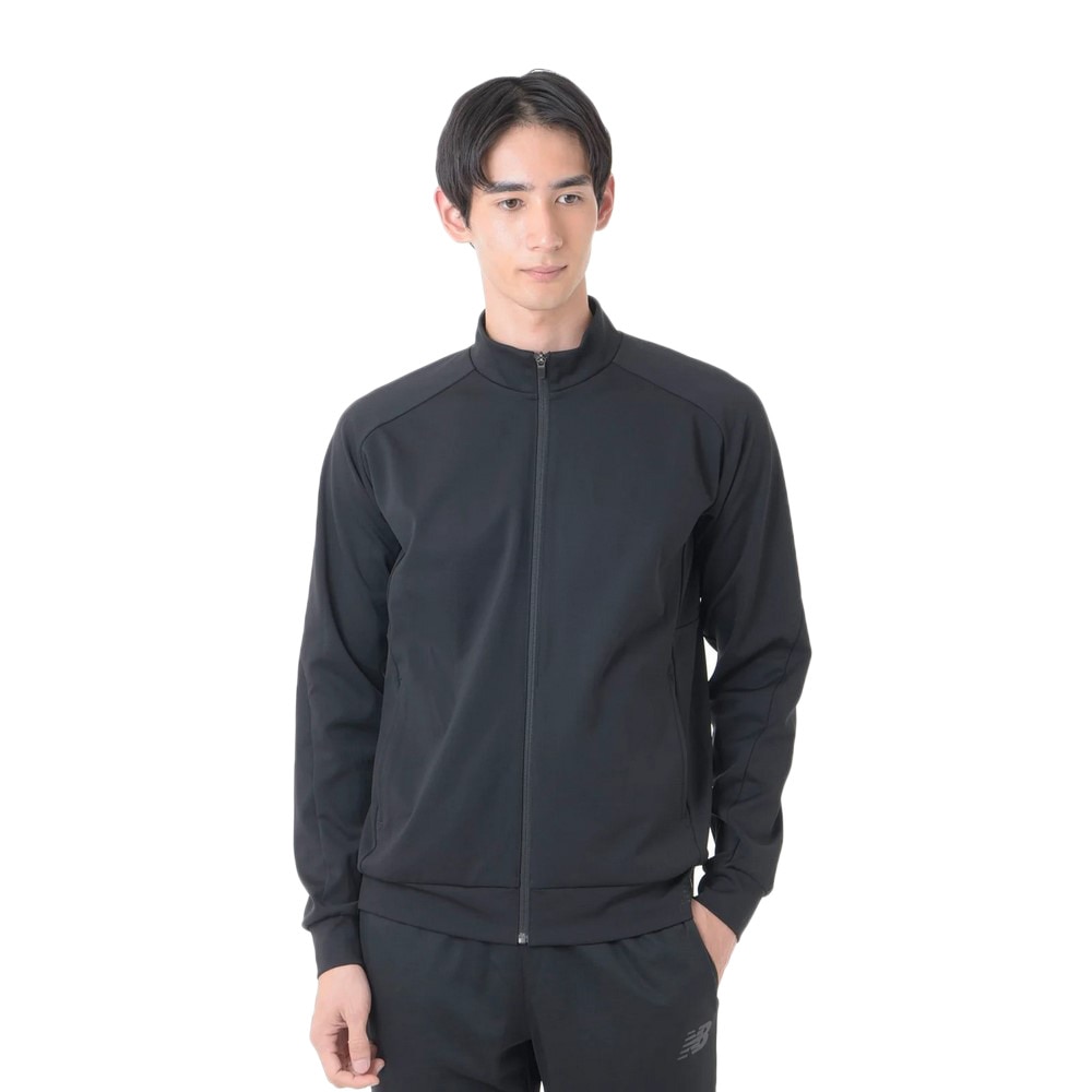 ニューバランス（new balance）（メンズ）サッカーウェア プレミアエディション ポリスウェットジャケット AMJ45207BK 速乾