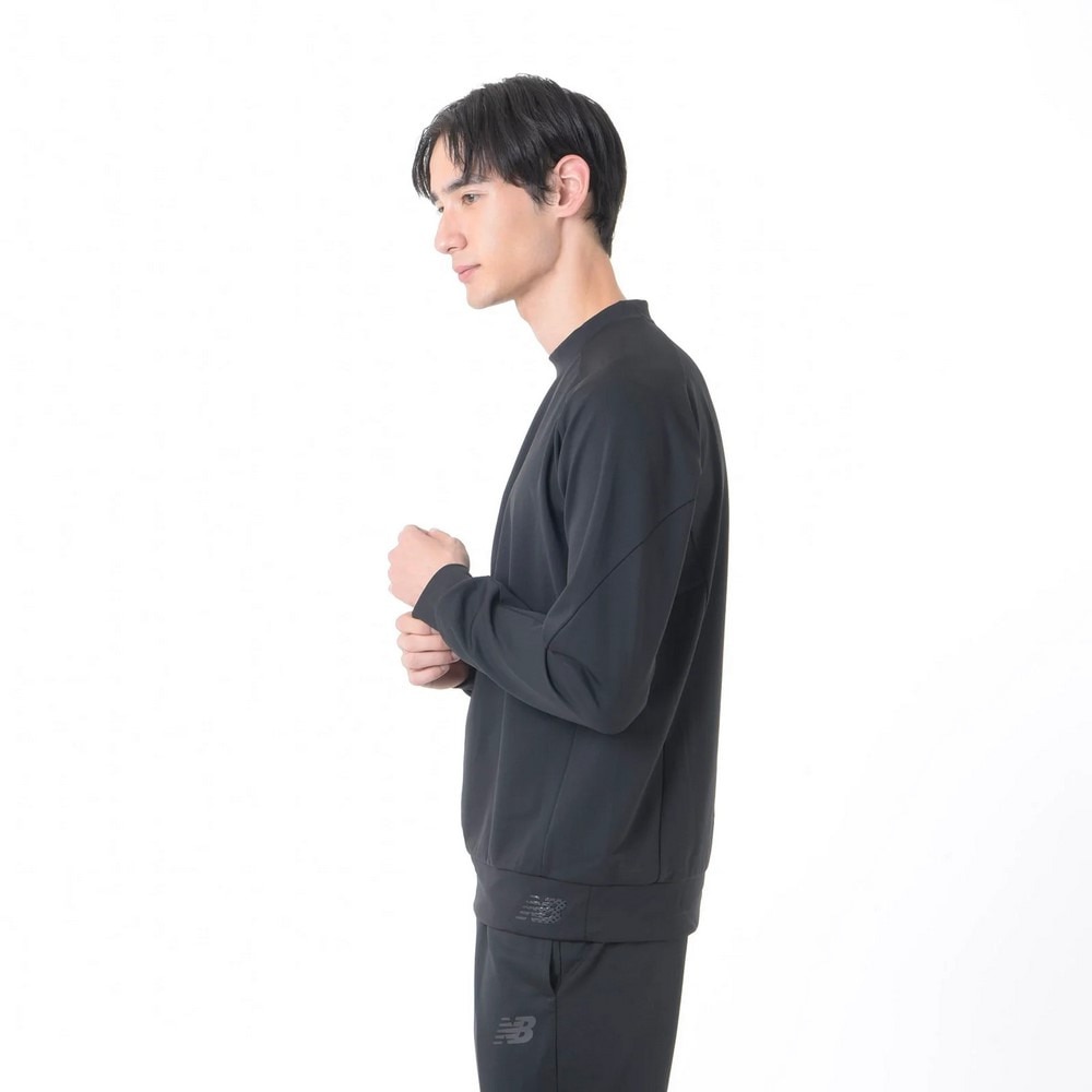 ニューバランス（new balance）（メンズ）サッカーウェア プレミアエディション ストレッチスウェットトップ AMT45204BK 速乾