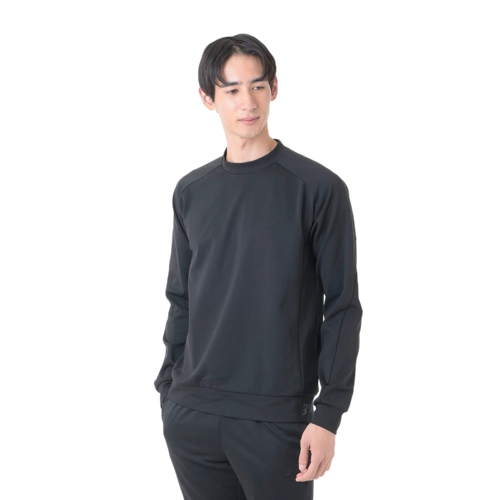ニューバランス（new balance）（メンズ）サッカーウェア プレミアエディション ストレッチスウェットトップ AMT45204BK 速乾