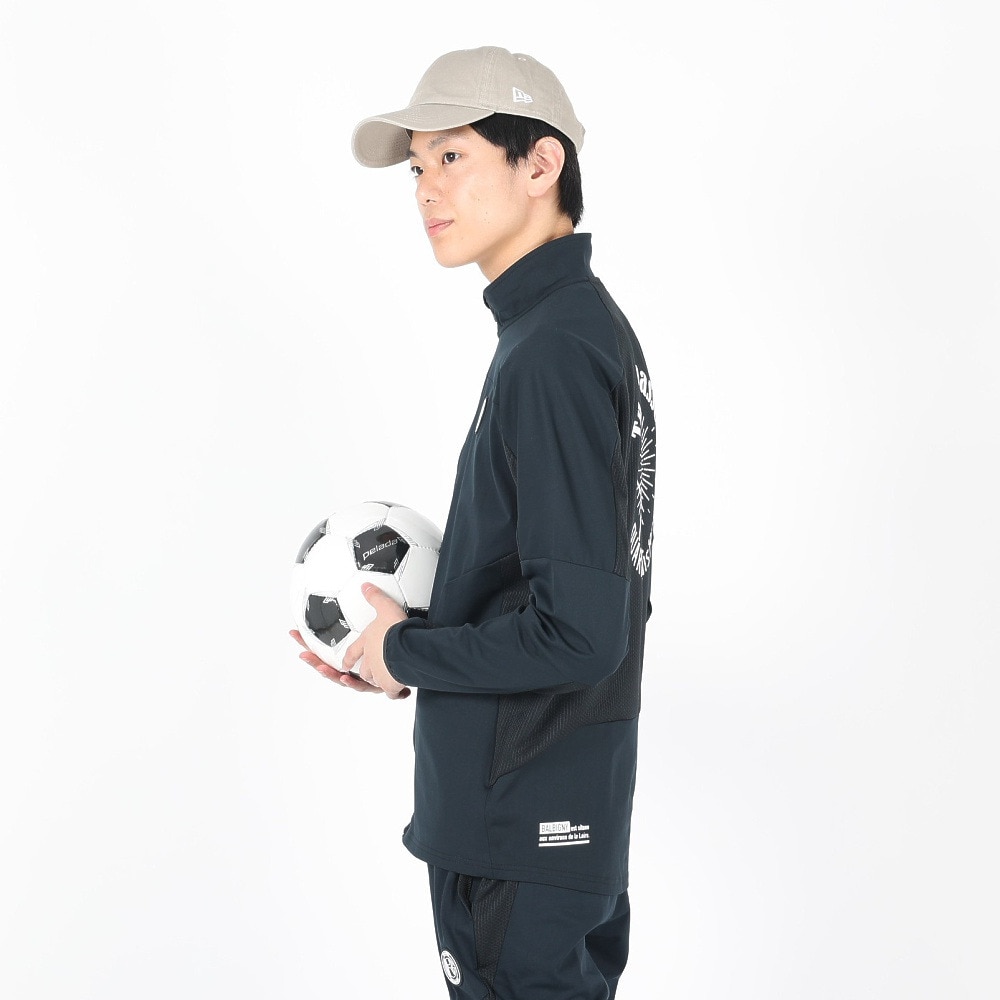 デュアリグ（DUARIG）（メンズ）サッカーウェア 長袖ジップアップ ジャージ 4S0005-SCWR-741CD BLK 速乾