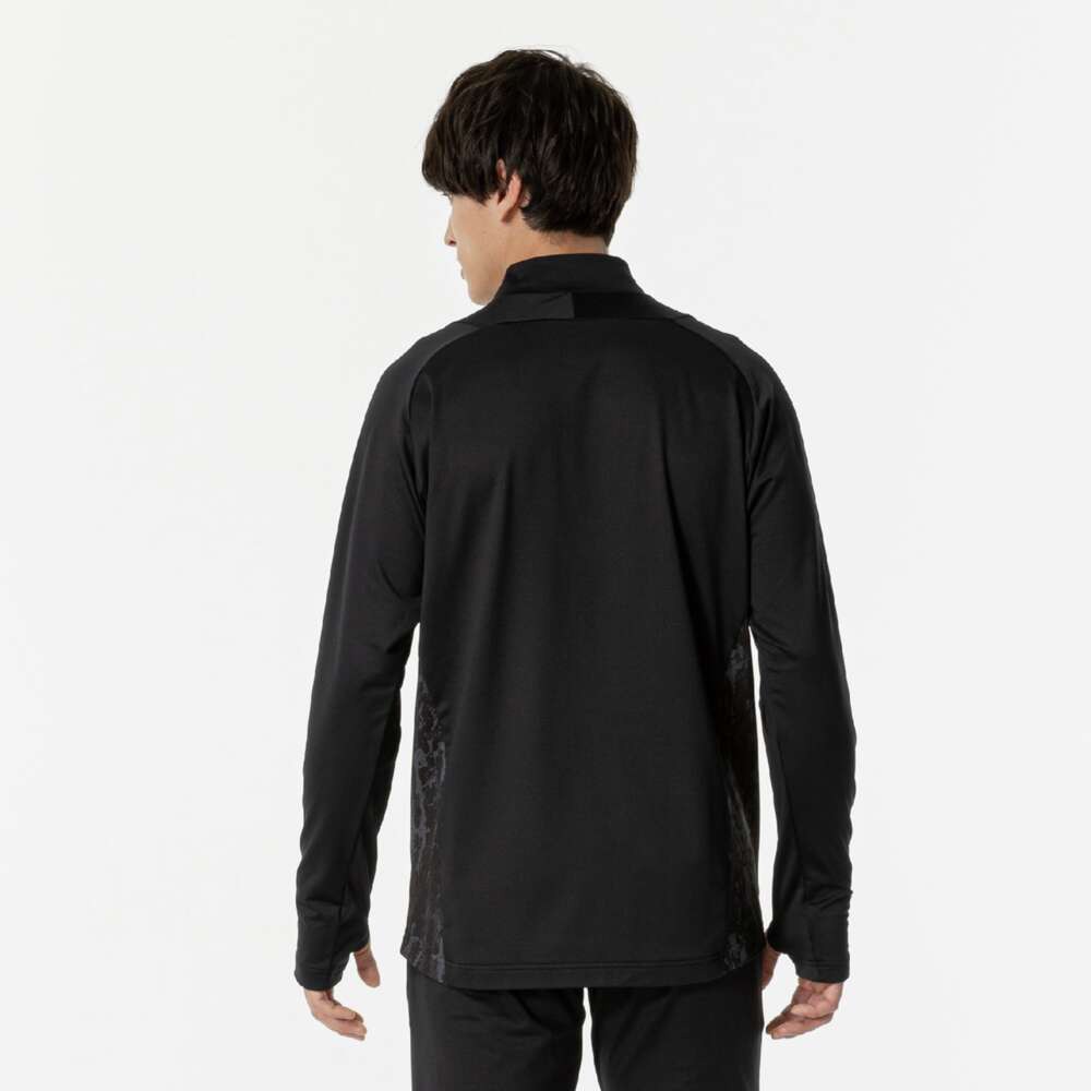 ミズノ（MIZUNO）（メンズ、レディース）サッカーウェア ストレッチフリースシャツ フルジップ P2MCB51509