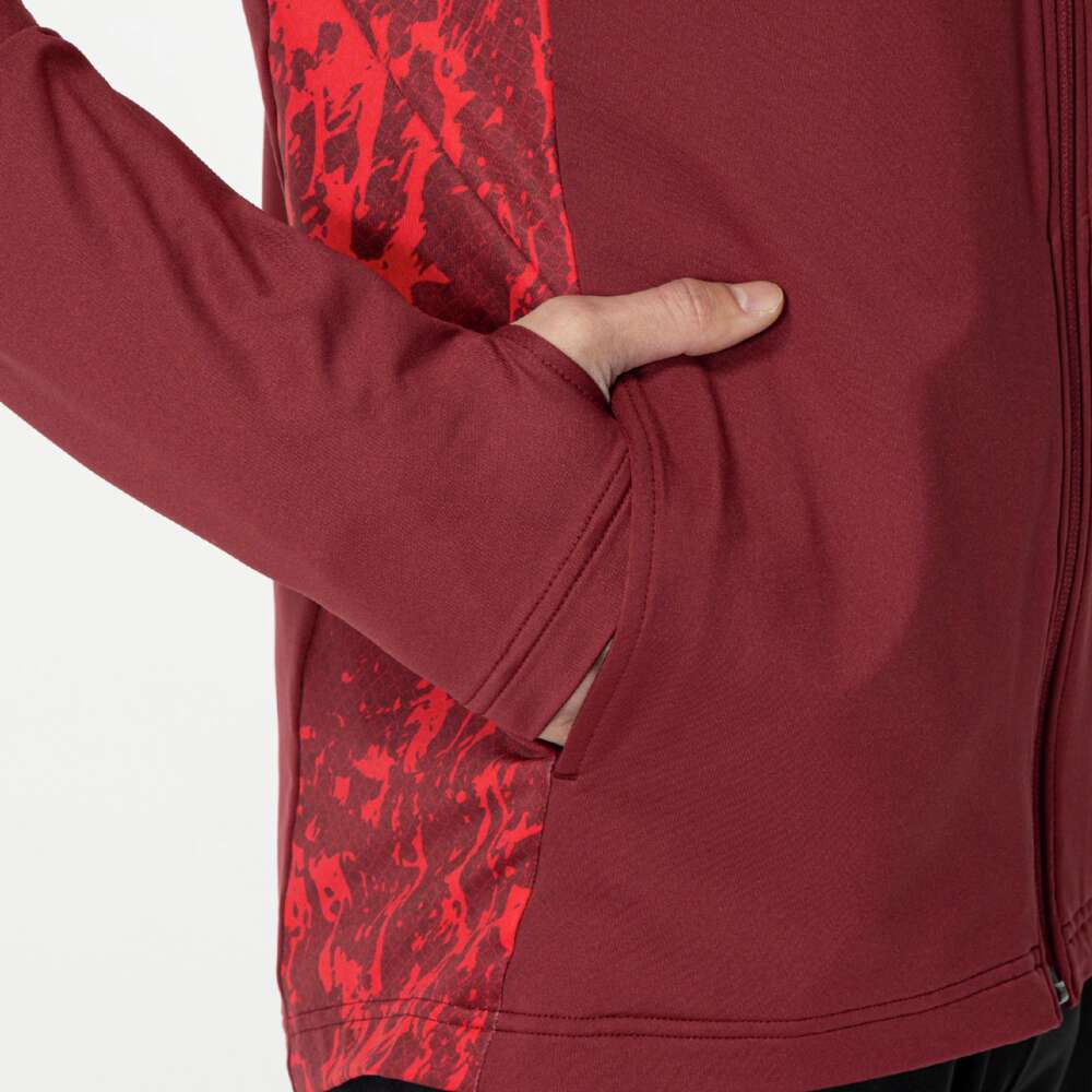ミズノ（MIZUNO）（メンズ、レディース）サッカーウェア ストレッチフリースシャツ フルジップ P2MCB51566