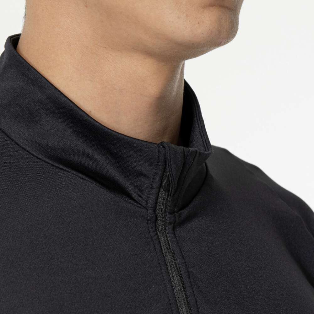 ミズノ（MIZUNO）（メンズ、レディース）サッカーウェア ストレッチフリースシャツ ハーフジップ P2MCB51609