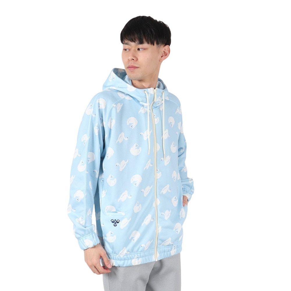 ヒュンメル（hummel）（メンズ、レディース）サッカーウェア PLAY スウェットフルジップジャケット HAP8294-13