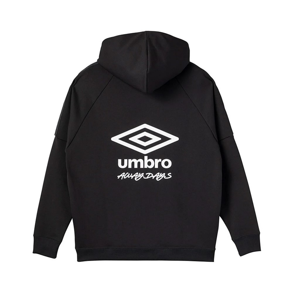 アンブロ（UMBRO）（メンズ）サッカーウェア AWAY DAYS フーデッドスウェットパーカー UF5SFL21M BK00