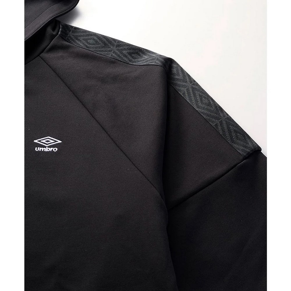 アンブロ（UMBRO）（メンズ）サッカーウェア AWAY DAYS フーデッドスウェットパーカー UF5SFL21M BK00