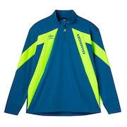 (メンズ)サッカーウェア THE THIRD by UMBRO ウォームアップハーフジップトップ UF5SJG10M BL00