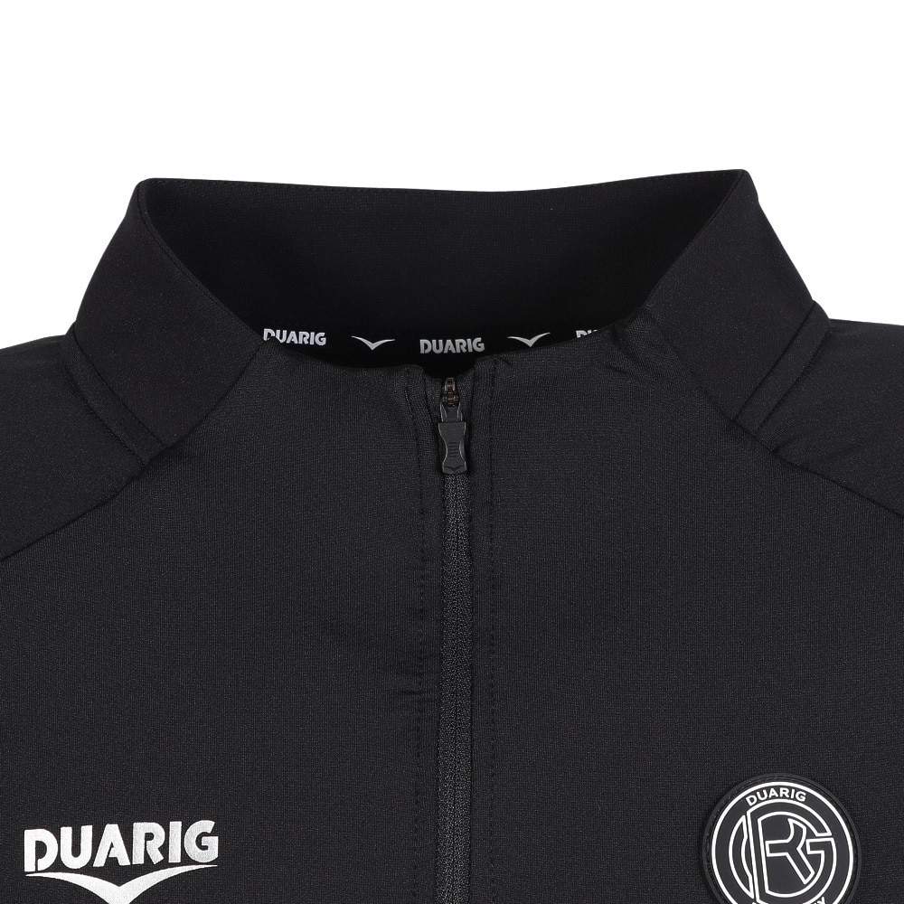 デュアリグ（DUARIG）（メンズ）サッカーウェア ジャージ ハーフジップ 5F0011-SCWR-741HD BLK
