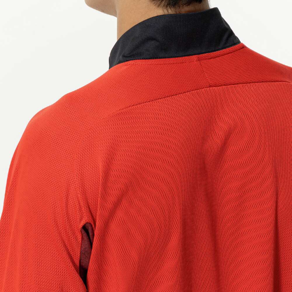 ミズノ（MIZUNO）（メンズ、レディース）サッカーウェア トレーニングトップ フルジップ P2MCC03596
