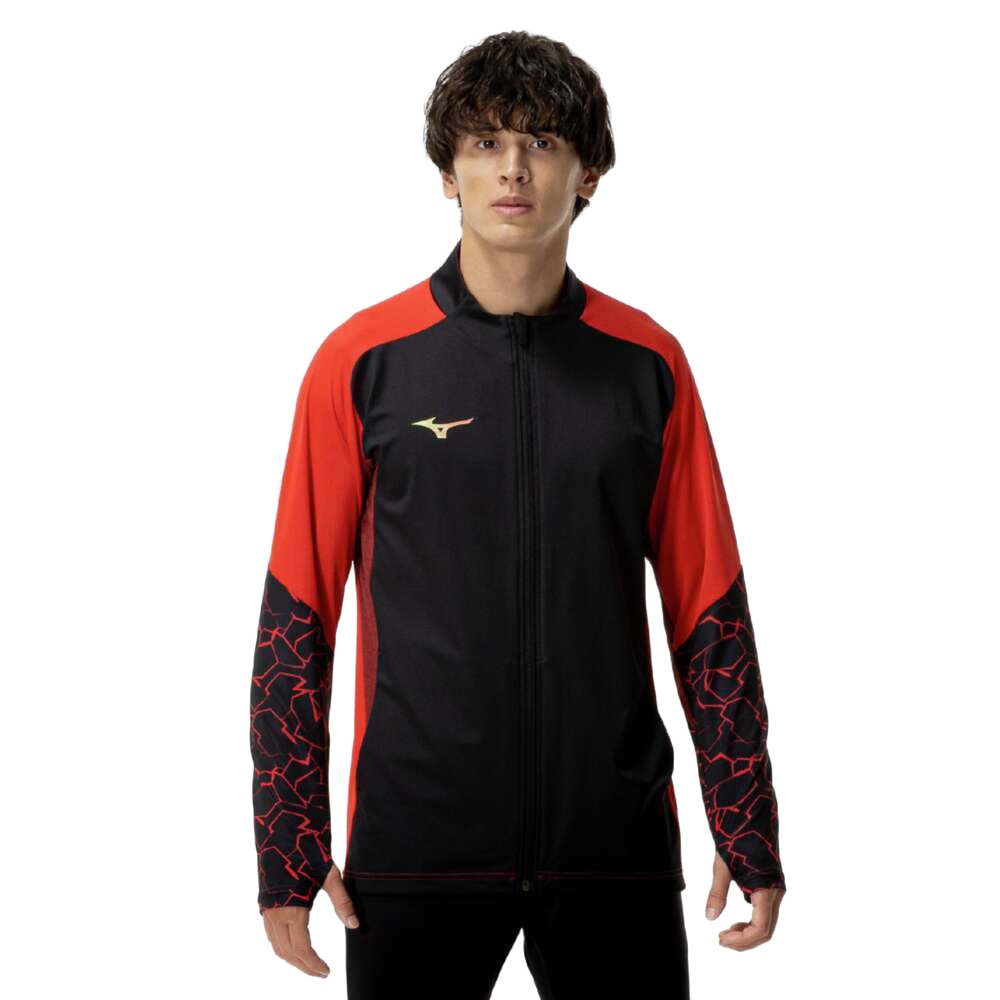 ミズノ（MIZUNO）（メンズ、レディース）サッカーウェア トレーニングトップ フルジップ P2MCC03596