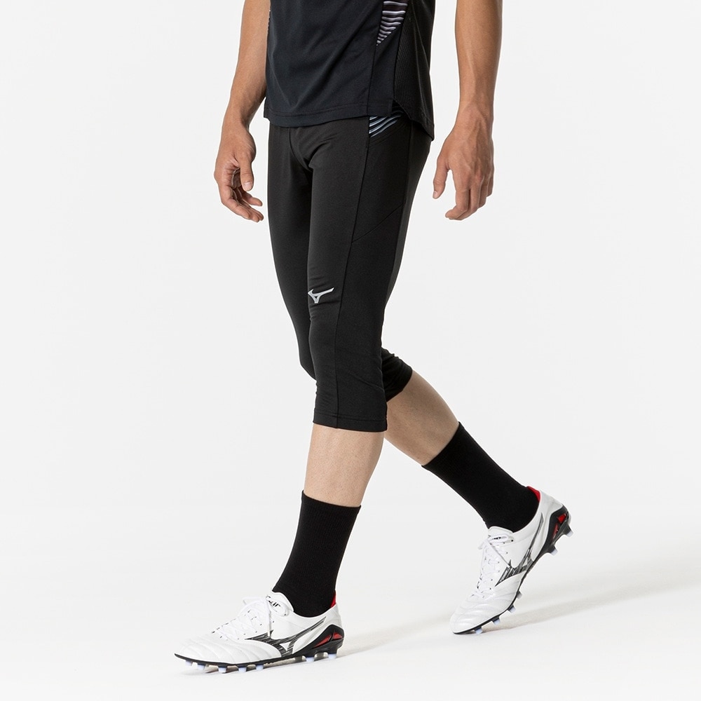 ミズノ（MIZUNO）（メンズ、レディース）サッカーウェア 3/4 トレーニングパンツ P2MDB03709