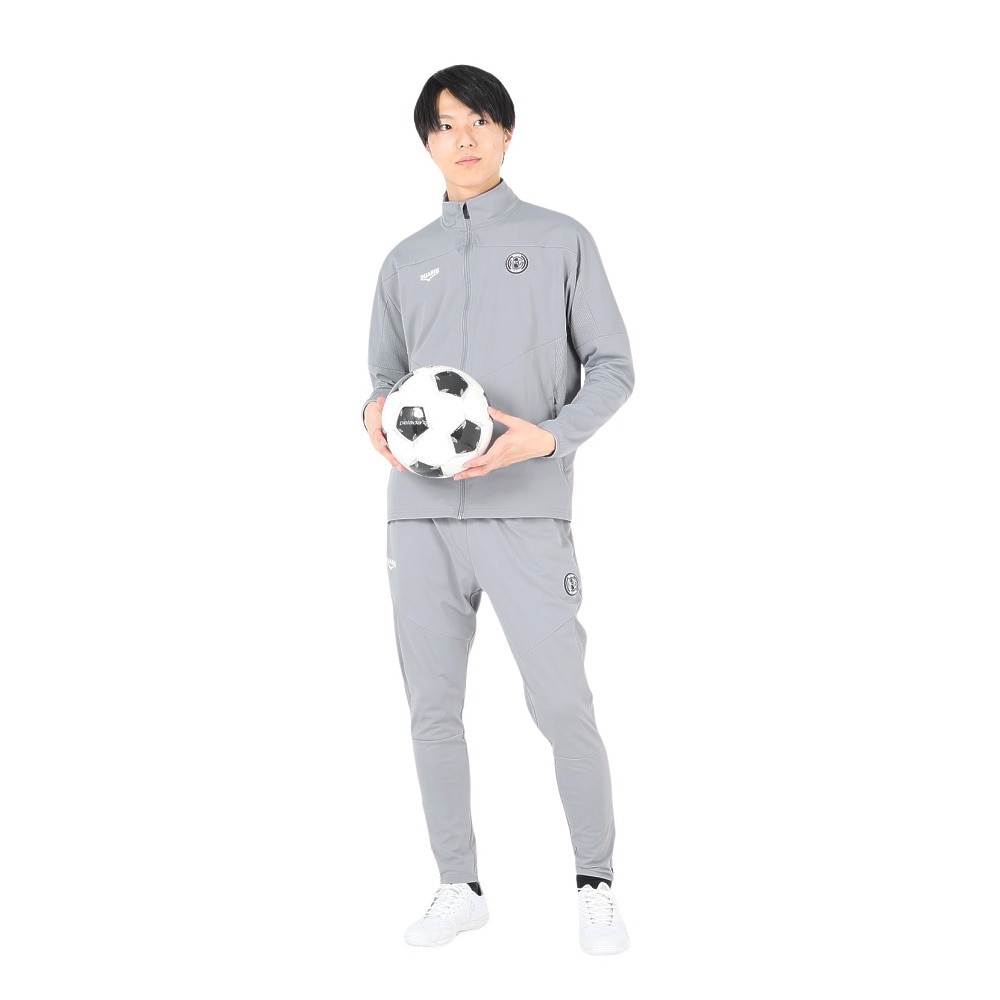 デュアリグ（DUARIG）（メンズ）サッカーウェア ジャージロングパンツ 4S0006-SCWR-741CD GRY 速乾