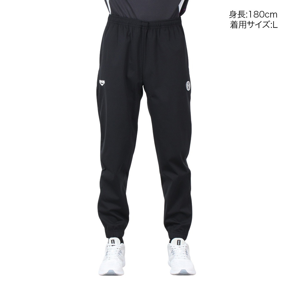 デュアリグ（DUARIG）（メンズ）サッカーウェア ウインドクロス ロングパンツ 4F0009-SCWR-741CD BLK