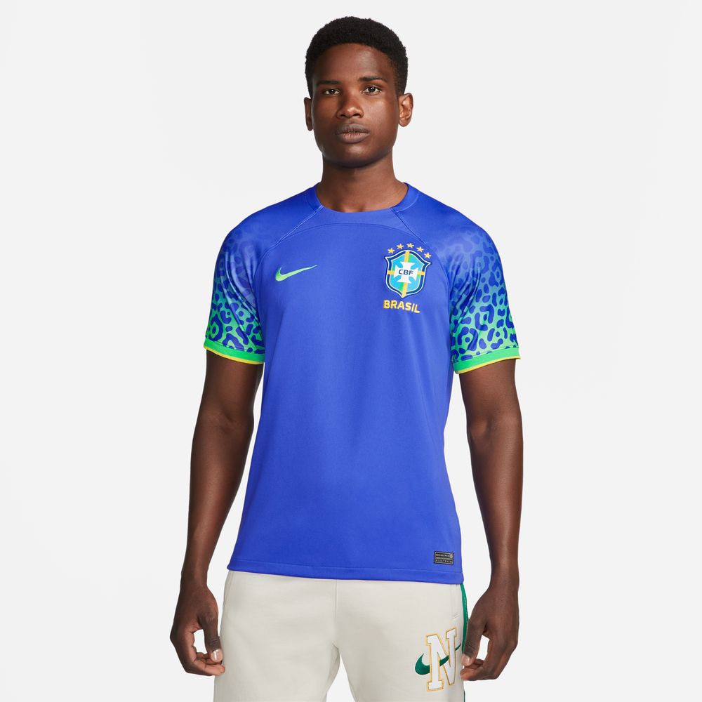 ナイキ ナイキ Nike メンズ サッカー ブラジル代表 22 スタジアム アウェイ ユニフォーム Cbf ドライフィット Jsy Dn0678 433 スポーツ用品はスーパースポーツゼビオ