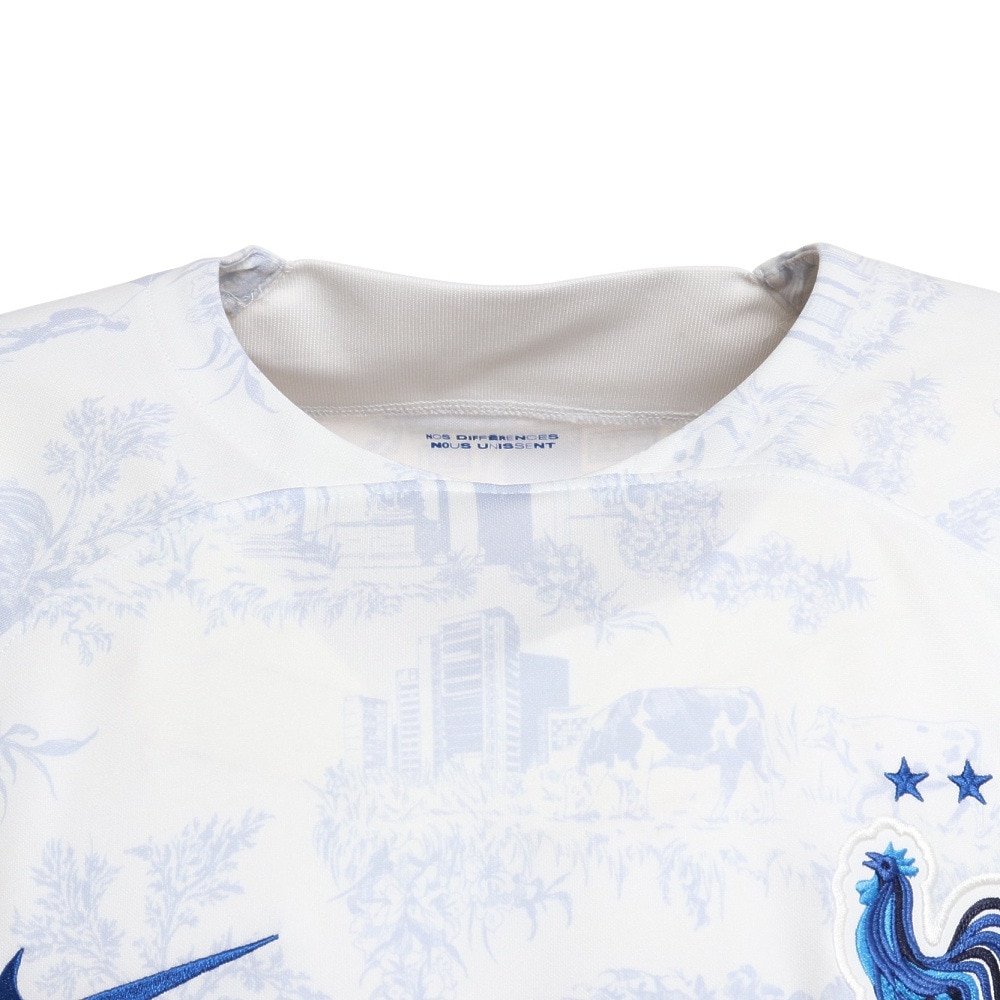 ナイキ（NIKE）（メンズ）サッカー フランス代表 2022 アウェイ ユニフォーム 半袖トップ FFF DF スタジアム JSY DN0688-100