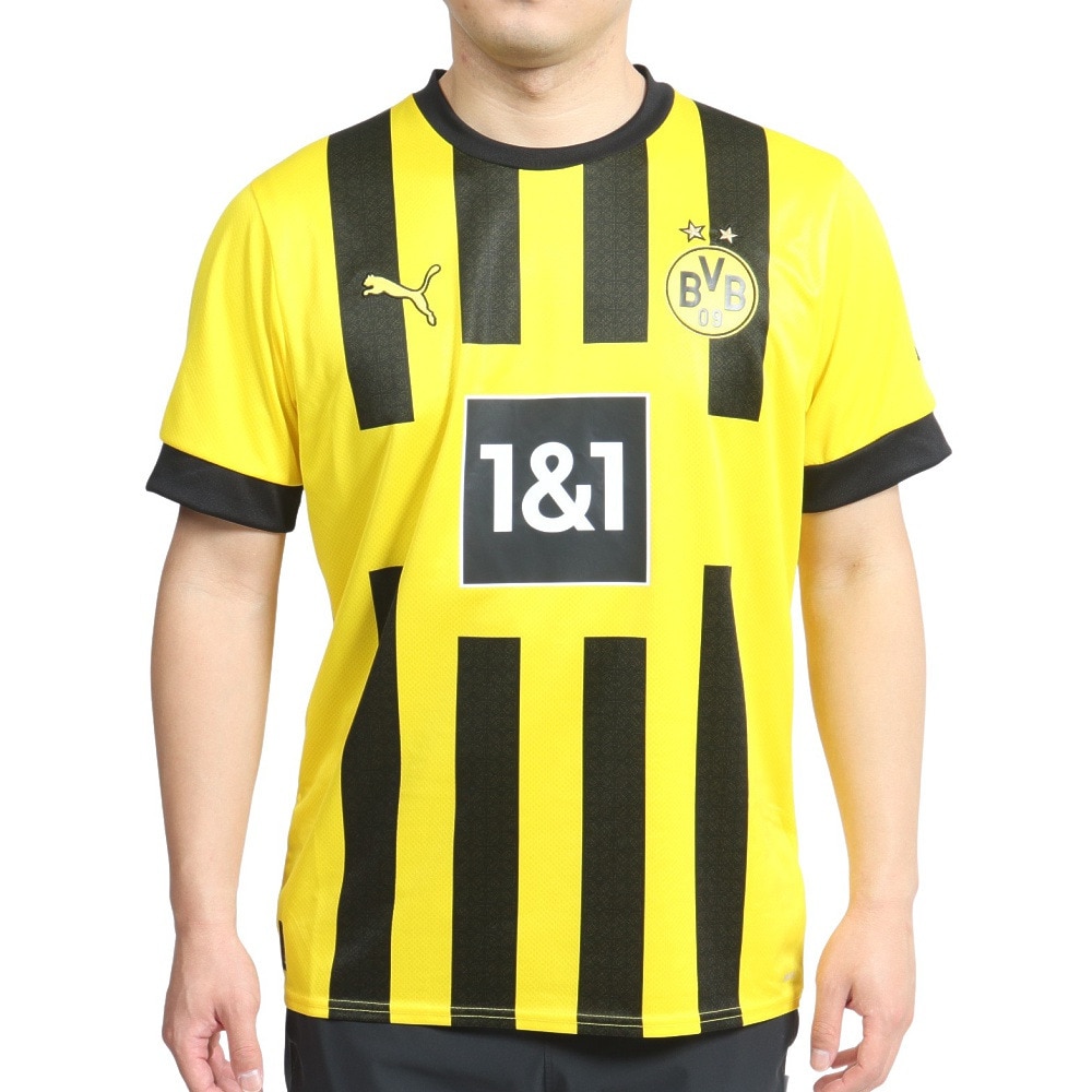 プーマ（PUMA）（メンズ）22/23 ドルトムント BVB ホーム 半袖 レプリカ シャツ ユニフォーム クラブチーム  スポーツ用品はスーパースポーツゼビオ