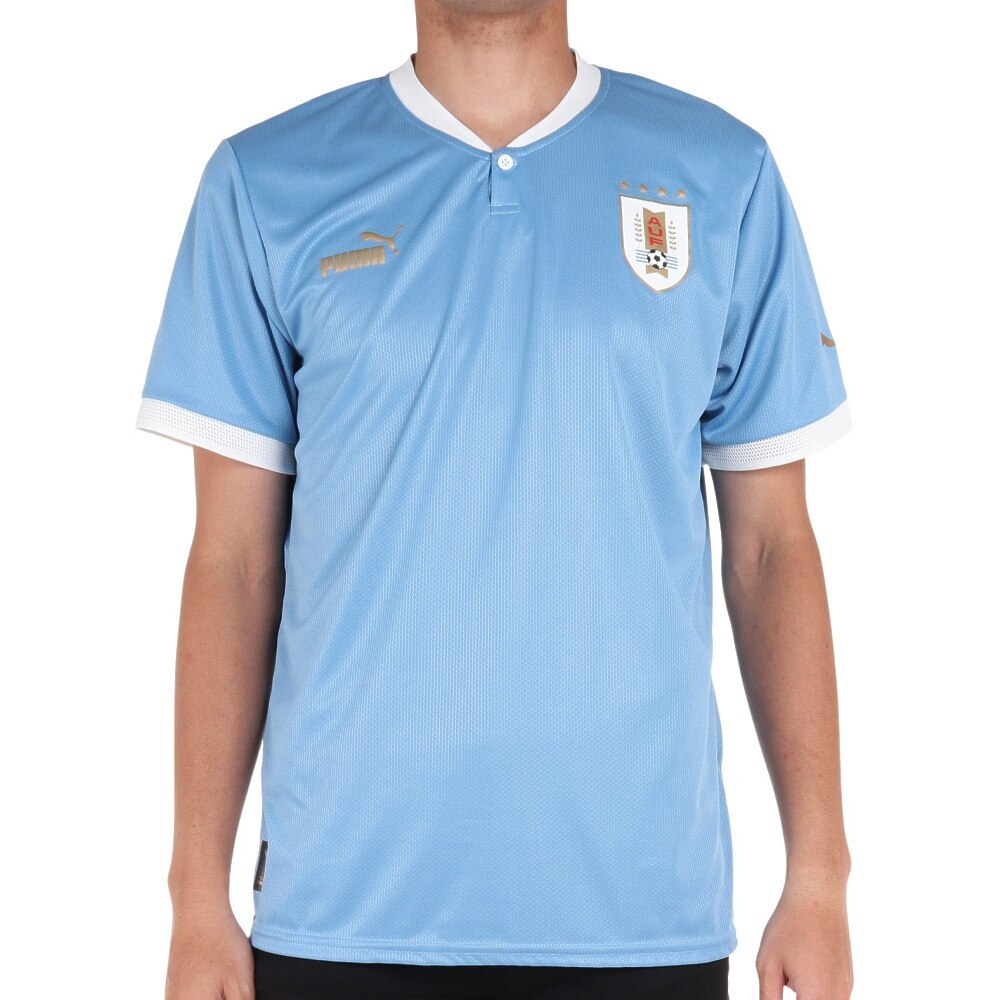 プーマ（PUMA）（メンズ、レディース）サッカー ウルグアイ代表 ユニフォーム AUF ホーム 半袖 レプリカシャツ 77028401