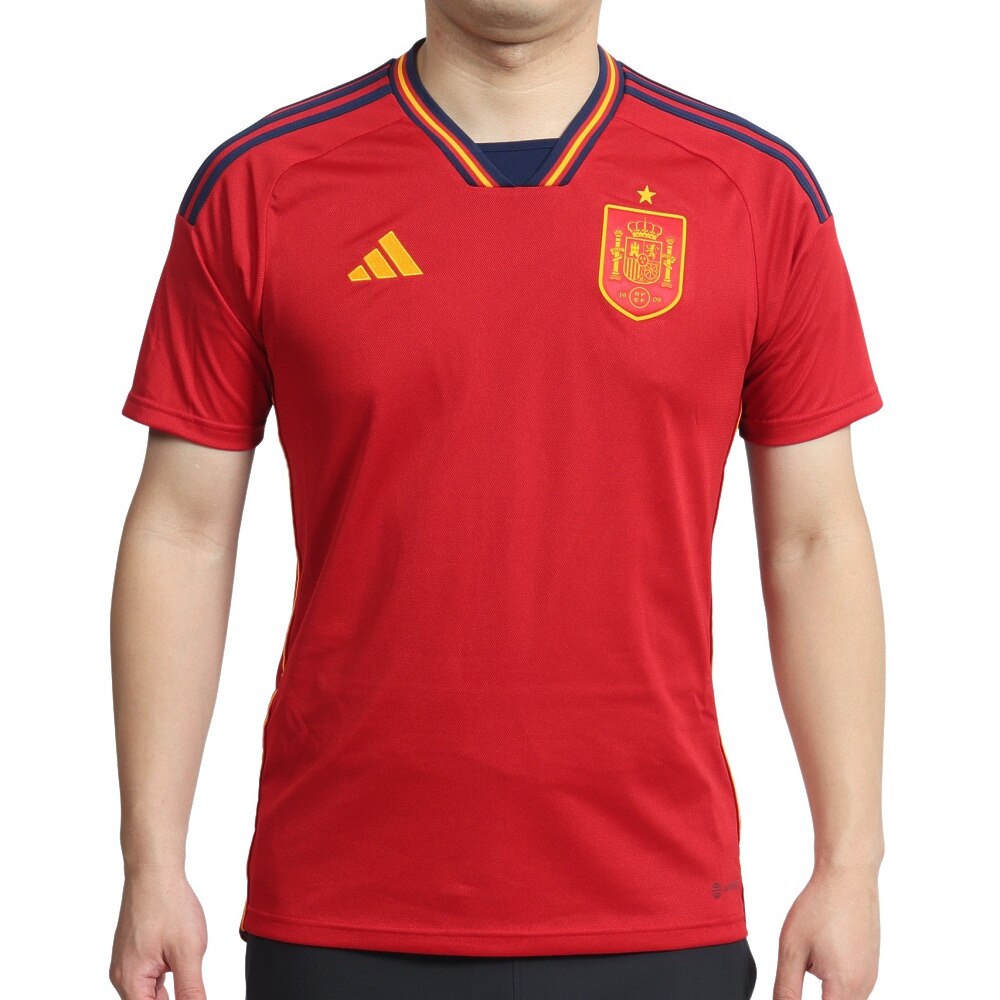 アディダス アディダス Adidas メンズ サッカー スペイン代表 22 ホームユニフォーム Qa253 Hl1970 スポーツ用品はスーパースポーツゼビオ
