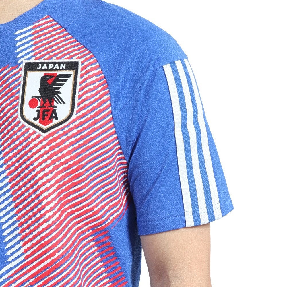 アディダス（adidas）（メンズ）アディダス サッカー日本代表 2022 トラベル Tシャツ DE103-HD8931