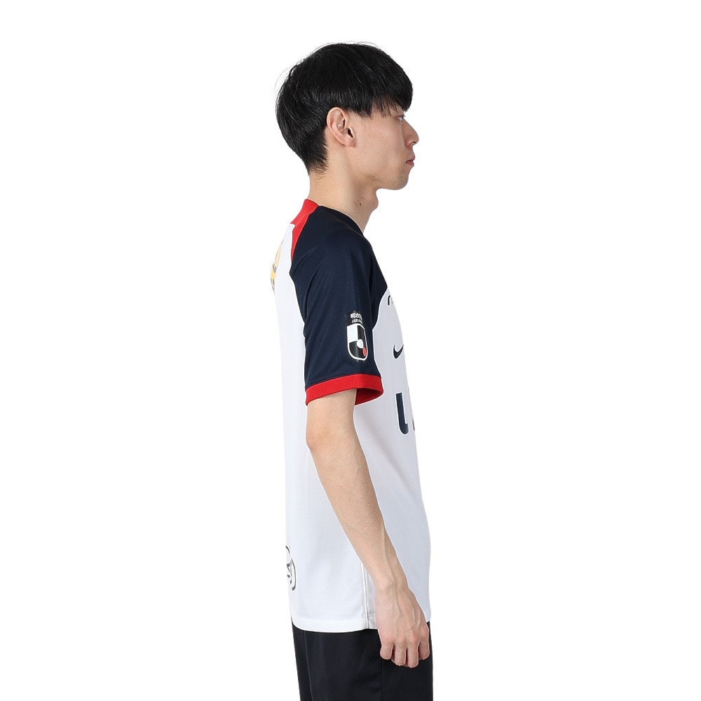 ナイキ（NIKE）（メンズ、レディース）鹿島アントラーズ 2024 アウェイ 半袖レプリカユニフォーム ドライフィット FN6635-100