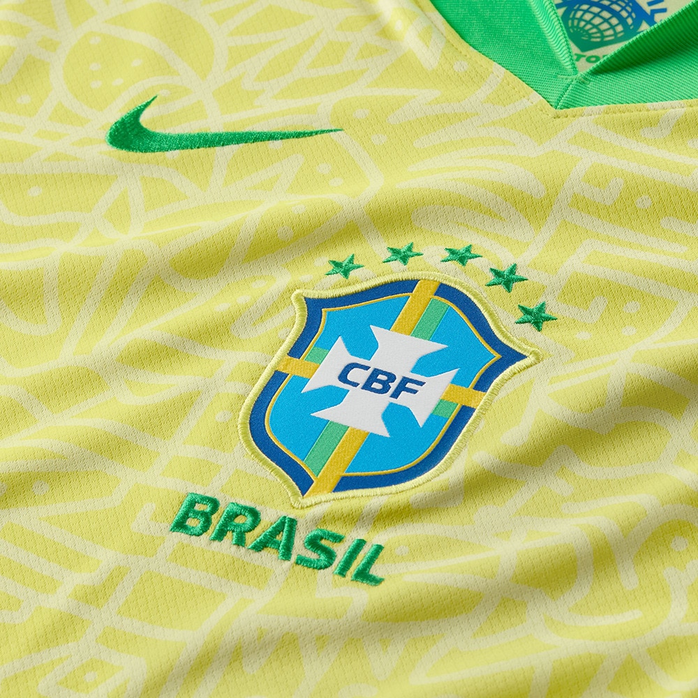 ナイキ（NIKE）（メンズ）ブラジル 2024 スタジアム ホーム ドライフィット サッカー レプリカ ユニフォーム FJ4284-706 速乾