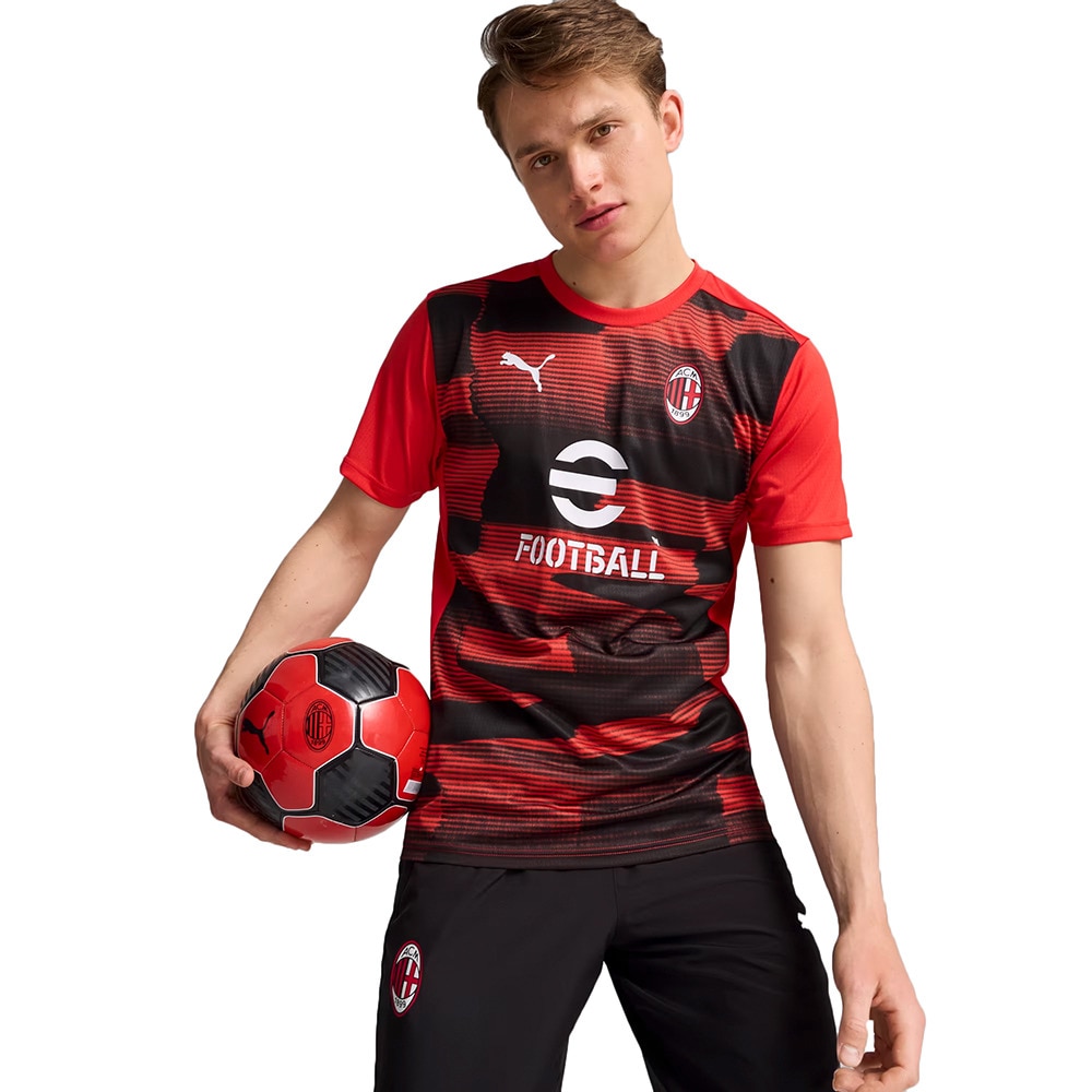 プーマ（PUMA）（メンズ）ACミラン 2024-25 プレマッチ 半袖Tシャツ 77771201